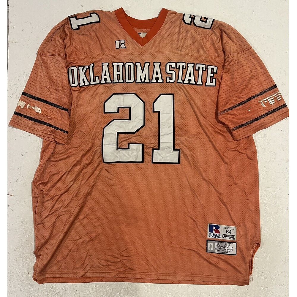 Barry‎ Sanders Jersey Oklahoma State Russell Athletic Collegiate Legend Size 64